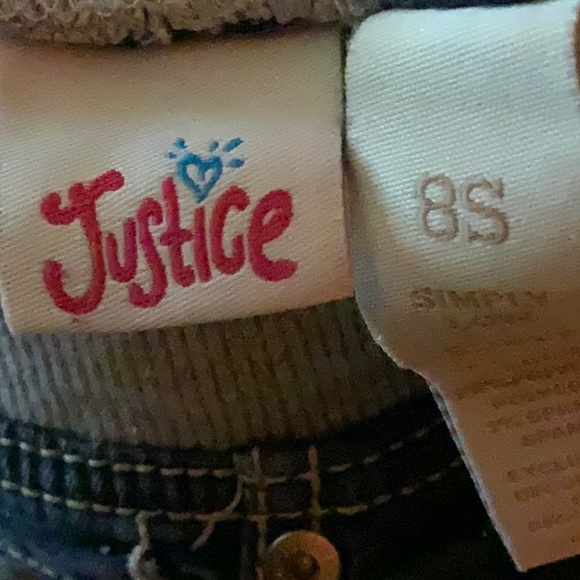 Justice girl jeans size 8S, super skinny - Picture 4 of 4